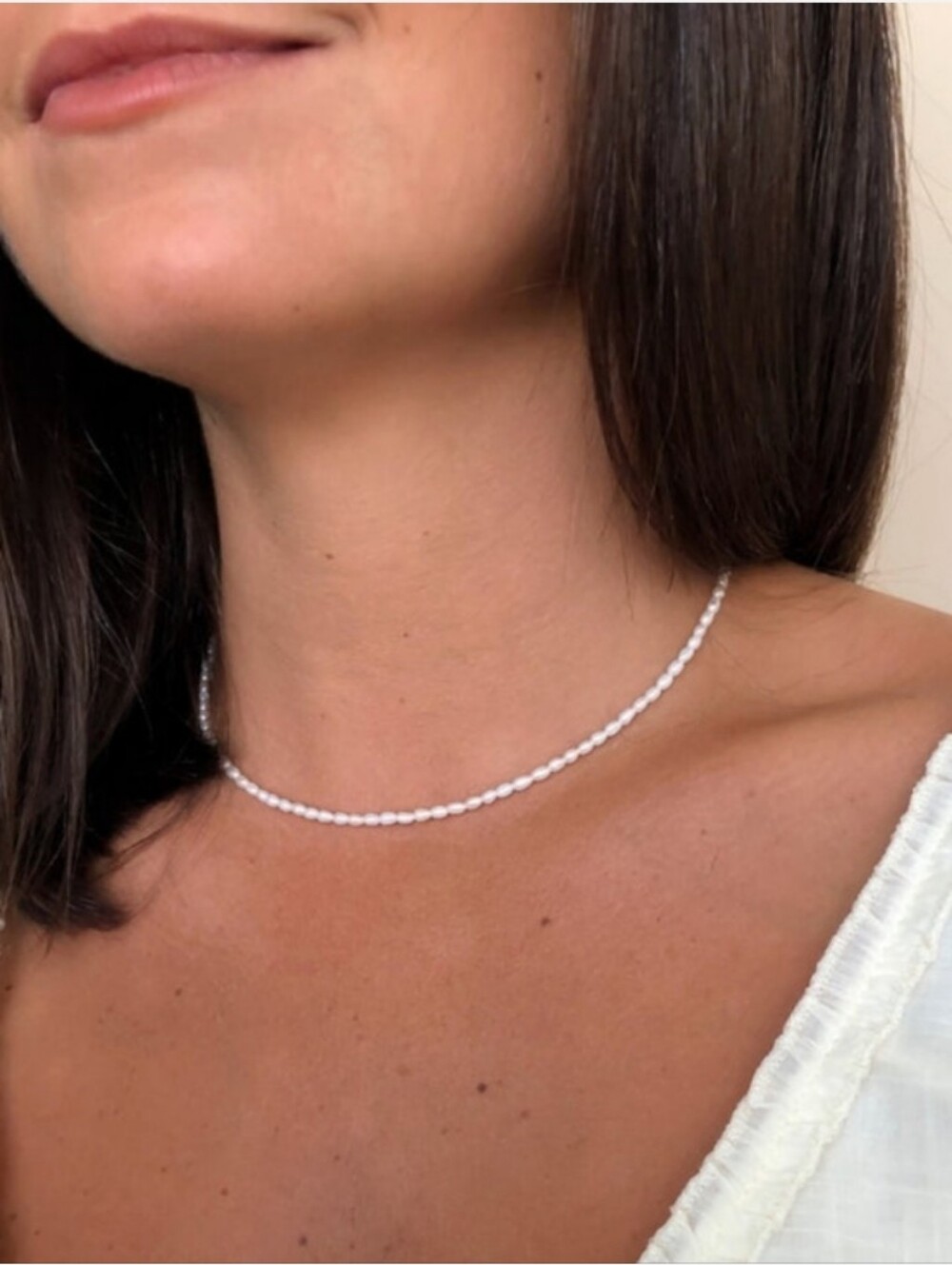 Free People Baby Pearl Necklace